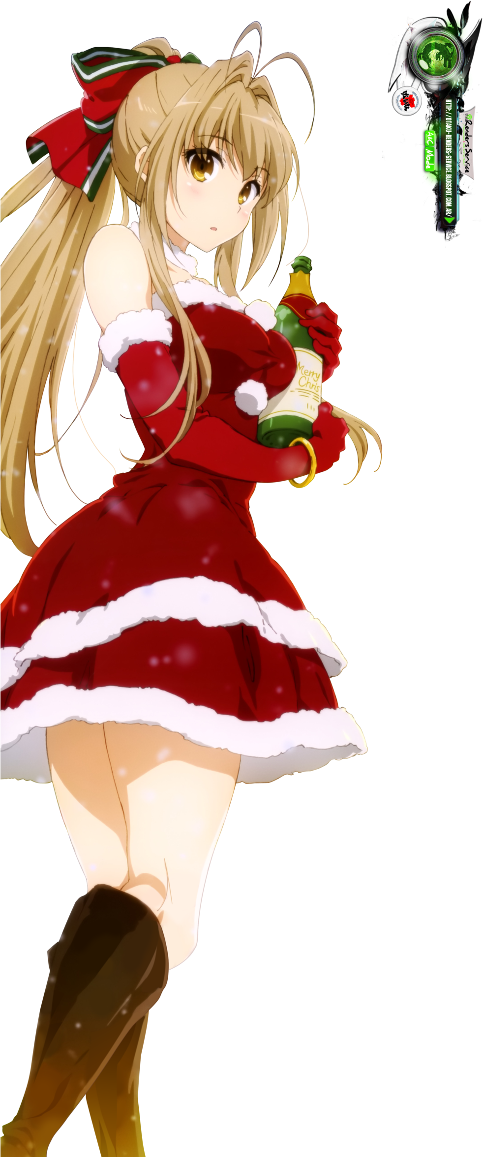 Amagi Brilliant Park Sento Isuzu Cute X Mas Png 2 By - Amagi Brilliant Park Sento Cute (1024x2360), Png Download