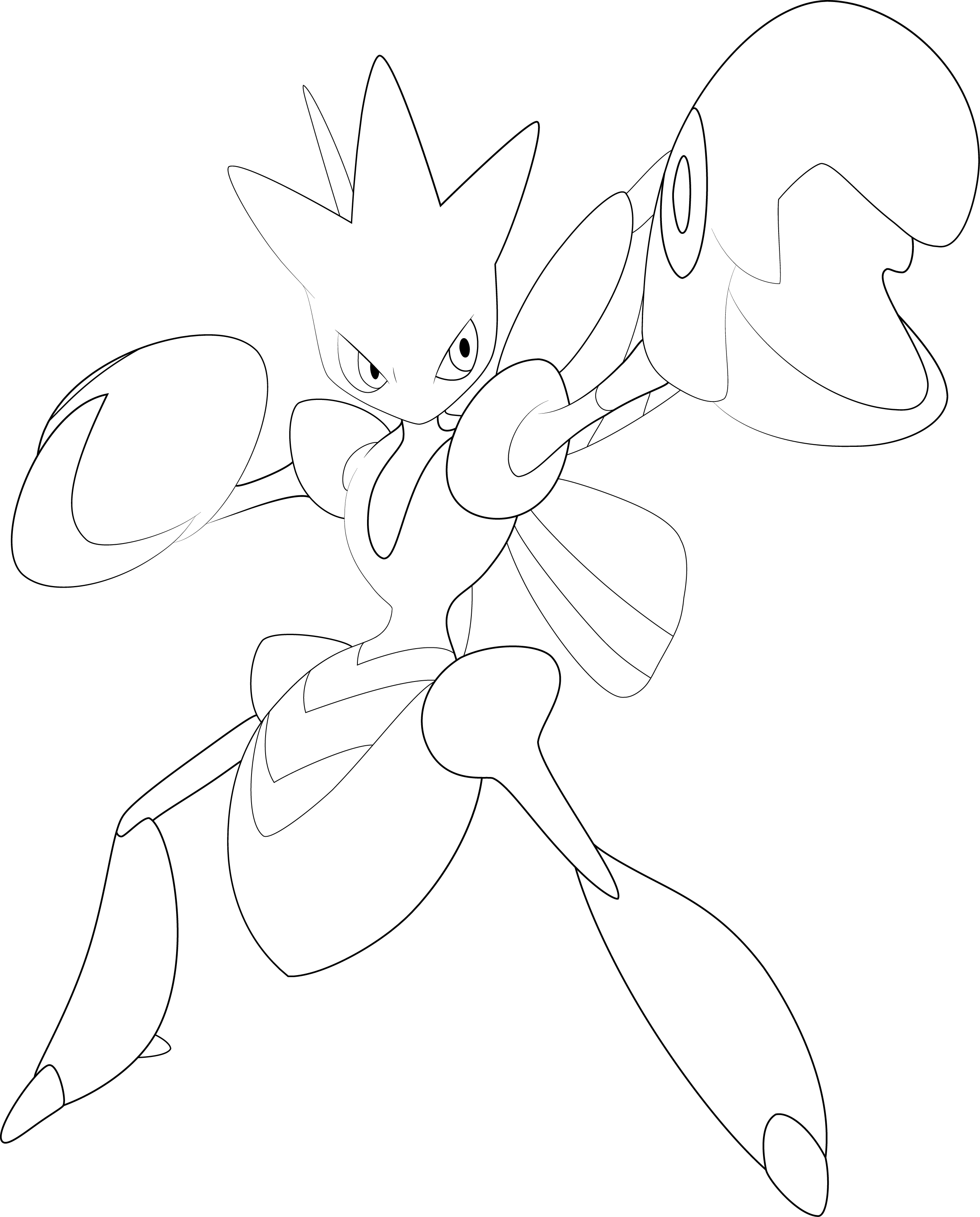 Scizor Line-art By Alcadeas1 - Scizor Lineart (2443x3034), Png Download