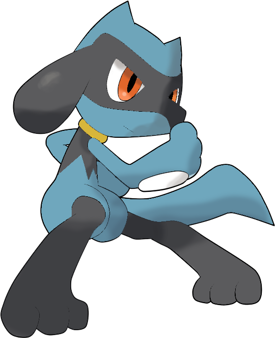 Riolu - Hard To Name Pokemon (560x687), Png Download