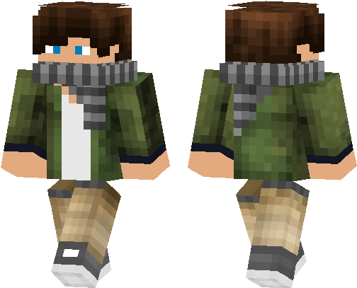 Minecraft Skin Cool Green (538x437), Png Download