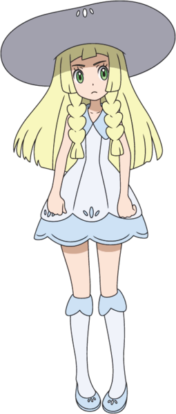 255px Lillie Sm - Pokemon Sun And Moon Lillie (255x598), Png Download