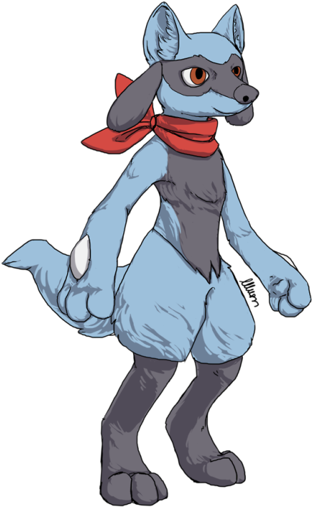 Riolu A Request For Rufus10 On Pokéamino - Cartoon (480x750), Png Download