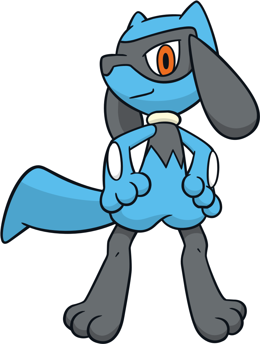 Global Link - Riolu Pokemon (885x1170), Png Download