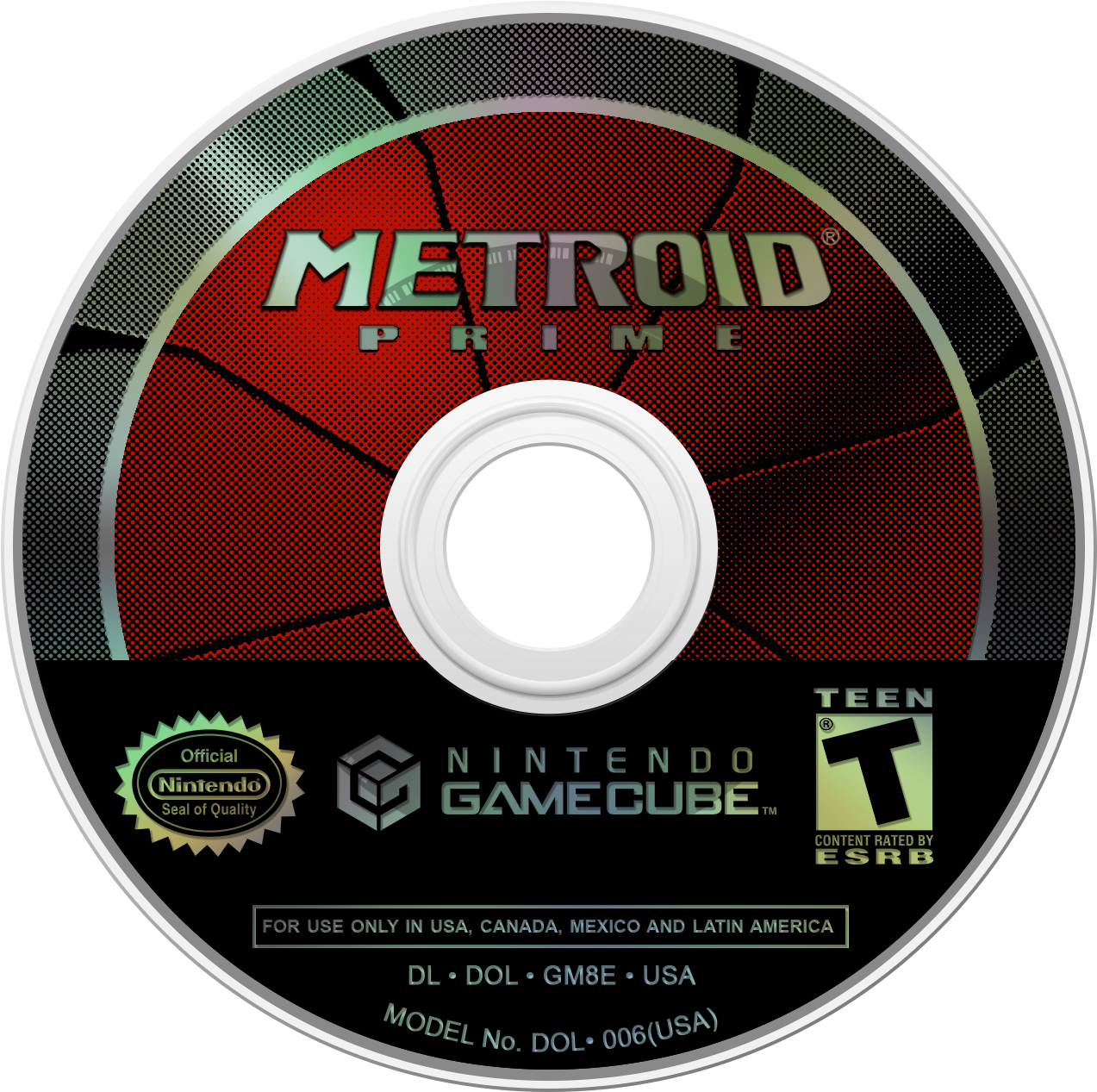 Metroid Prime - Fire Emblem Path Of Radiance Disc (1280x1280), Png Download