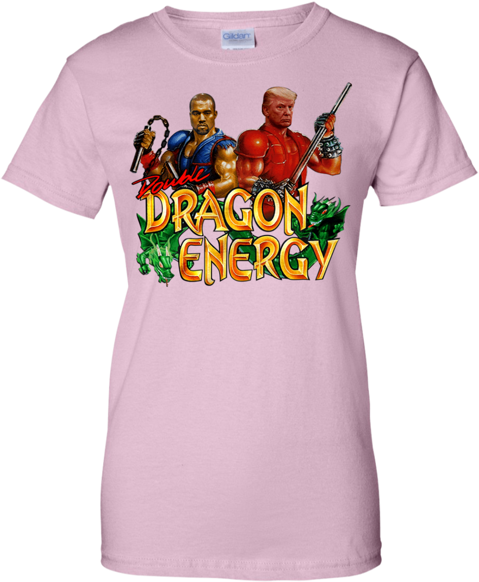 Kanye West & Donald Trump Double Dragon Energy Gildan - Bunkieshop Death Stranding - Death Stranding T Shirt (1155x1155), Png Download