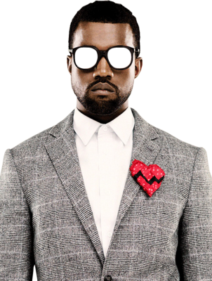 Kanye West Glasses For Sale - Kanye West Cool (302x400), Png Download