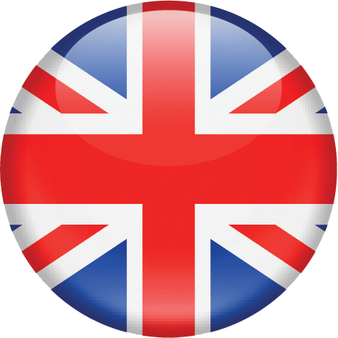 United Kingdom Flag Round (474x474), Png Download