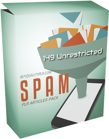 149 Unrestricted Spam Plr Articles Pack - Private Label Rights (420x498), Png Download