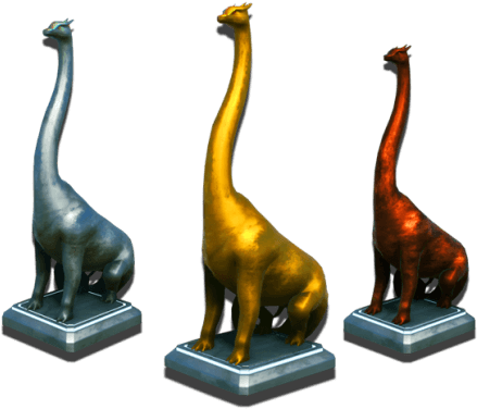 No Man's Sky Dino Statues - Statue (700x389), Png Download