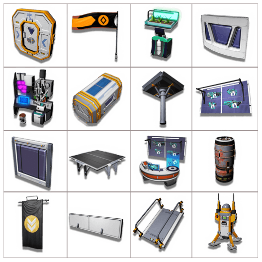 Foundation Update - No Man's Sky Base Building Parts (527x527), Png Download