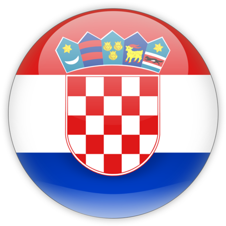 Croatia Flags Icon - Croatia Flags Png Round (640x480), Png Download