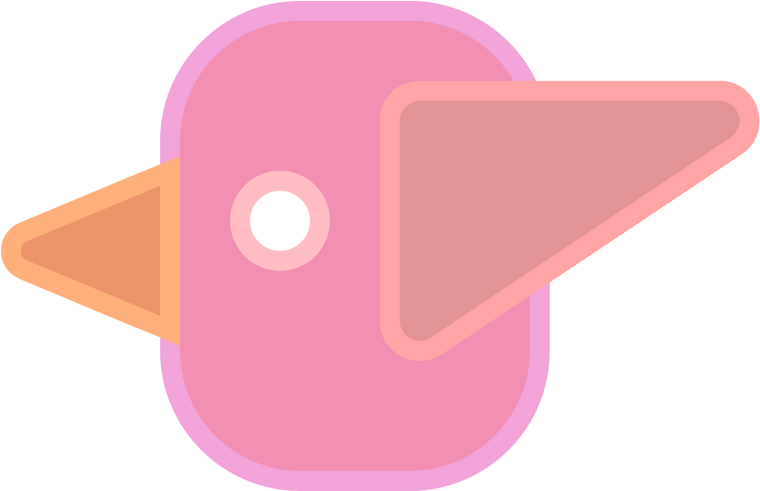 How To Set Use Abstract Cute Simple Cartoon Bird Icon (900x538), Png Download