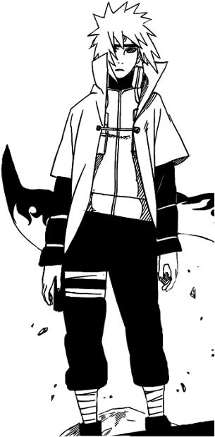 Gaara Drawing Minato - Minato Manga (305x620), Png Download