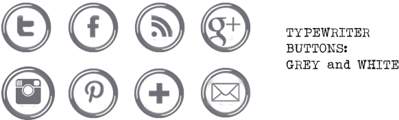Free Social Media Buttons - Transparent Grey Social Media Icons (750x174), Png Download