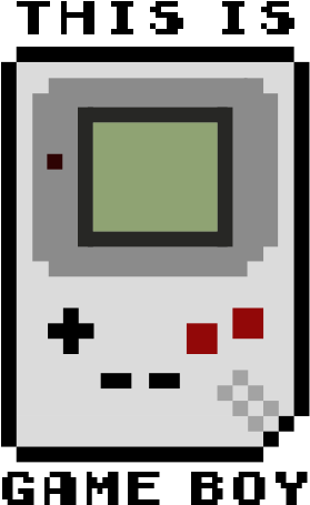 This Is Game Boy - Game Boy 8 Bit (500x500), Png Download
