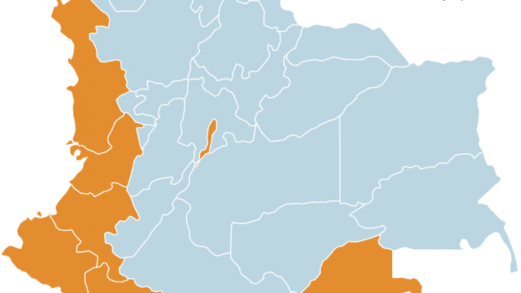 The Missing Peace - Colombia Provinces (760x428), Png Download