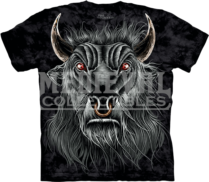 Minotaur T-shirt - Russo Lion T-shirt Size Xxl (726x726), Png Download