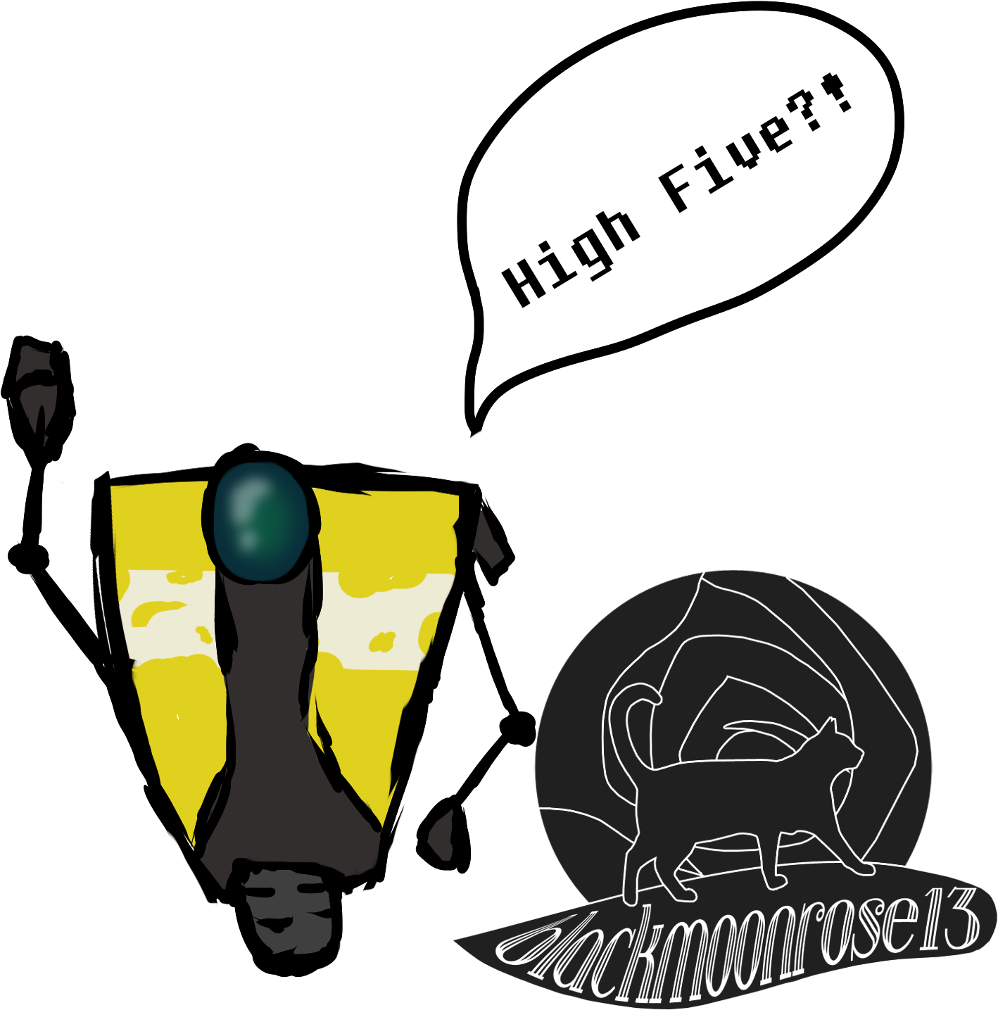 Claptrap Doodle - Illustration (2000x2000), Png Download