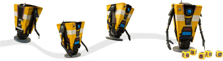 Or Will You Roll 5 Psycho Masks For The Coveted Yahtzee - Claptrap Yahtzee (800x238), Png Download