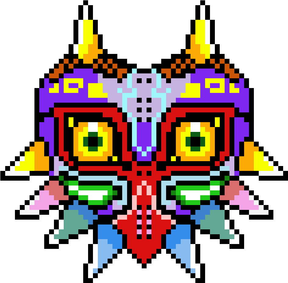 Majoras Mask Pixel Art - Majora's Mask Pixel Art (1200x1200), Png Download