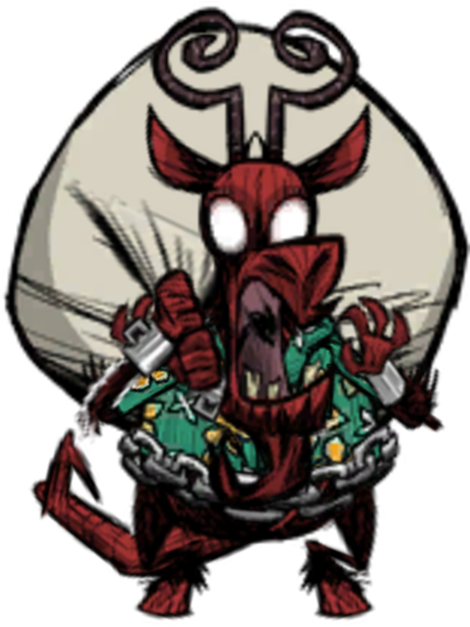 Krampus - Don T Starve Krampus (474x637), Png Download