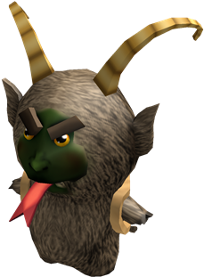 Krampus Shoulder Friend - Roblox Krampus (420x420), Png Download