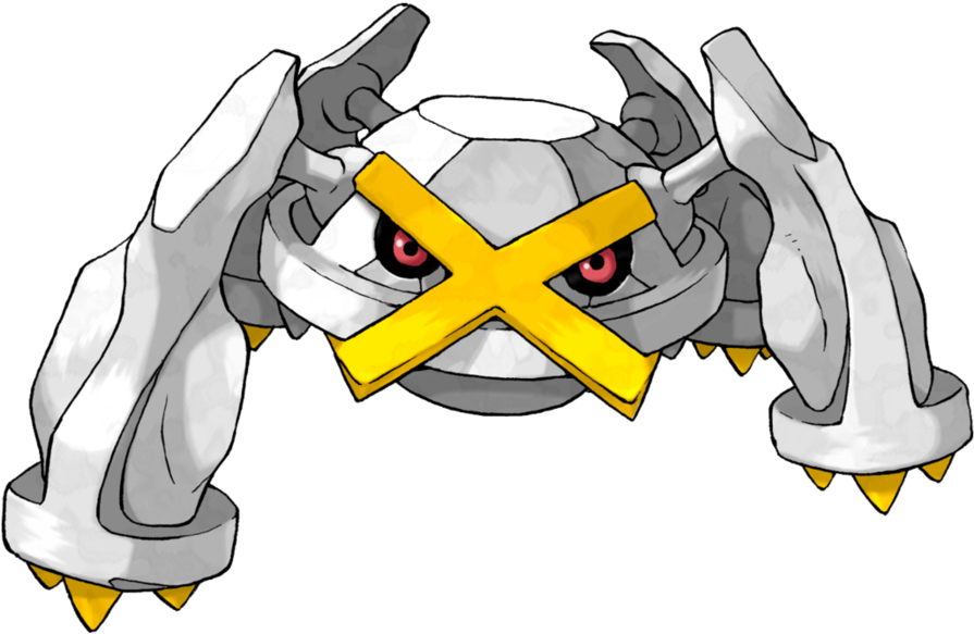305kib, 894x894, Metagross - Pokemon 3 Stage Families (894x894), Png Download