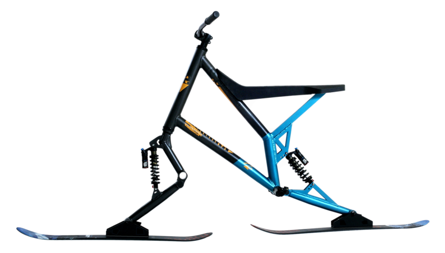 2018 Skibike - Snowbike Sledgehammer (900x493), Png Download