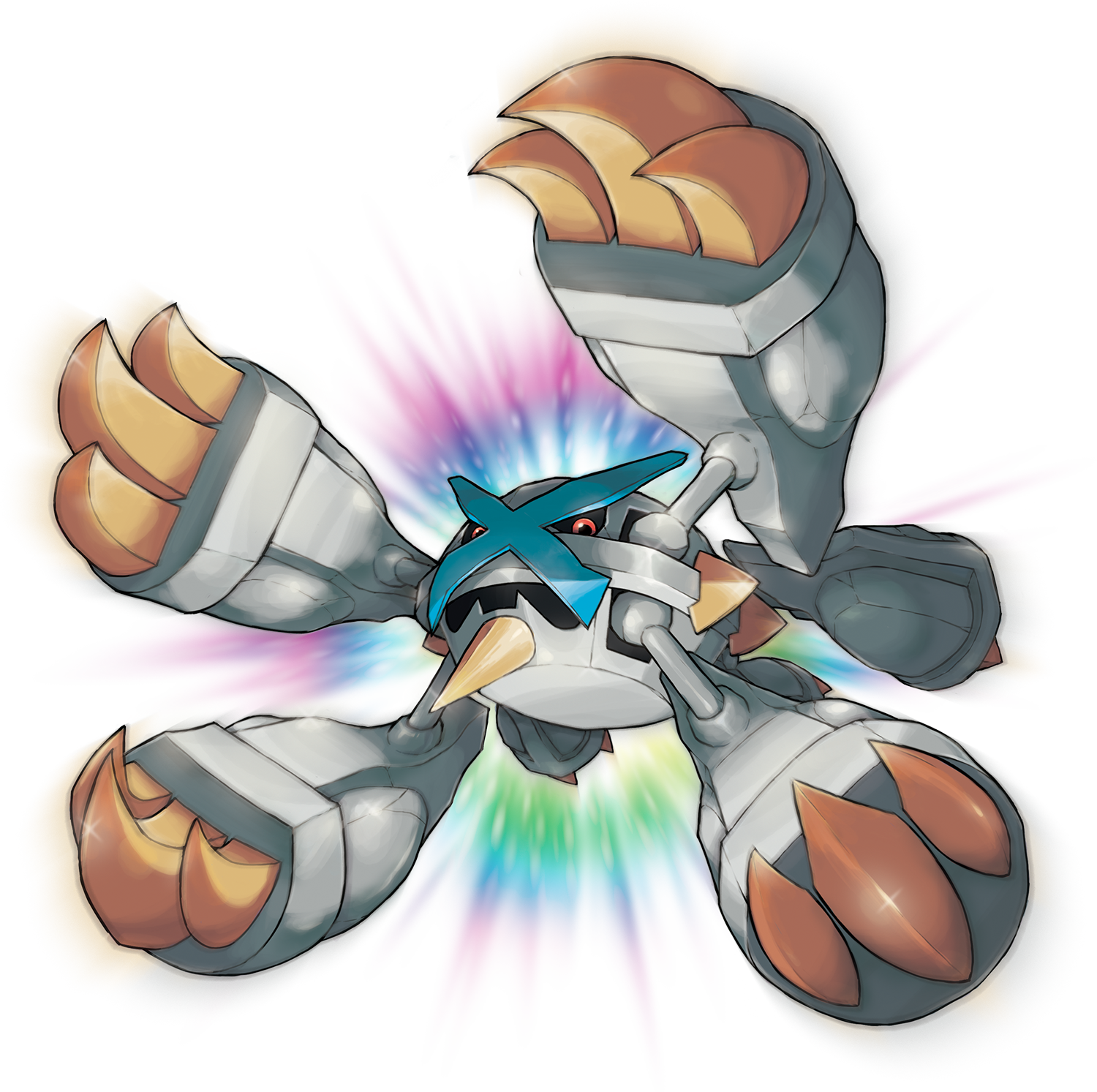 Usually, In The Original Ruby And Sapphire Games, Players - Pokemon Shiny Mega Metagross (482x480), Png Download