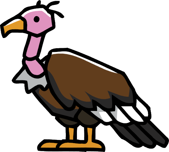God Of War Clipart Vulture - Scribblenauts Vulture (547x492), Png Download