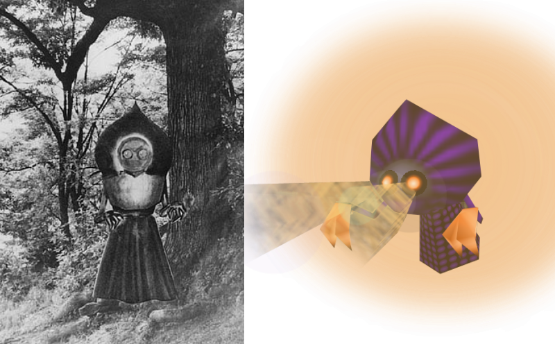 Flatwoods Monster Comparison , - Flatwoods Monster (800x496), Png Download