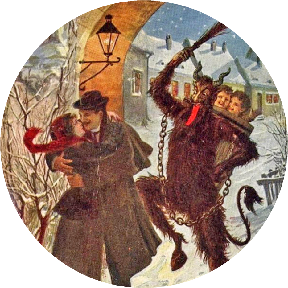 He Knows If You've Been Bad Or Good, Krampus Is Coming - Krampus (1000x1000), Png Download