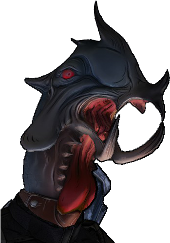 Zer0 Drawing Claptrap - Thumbnail (374x519), Png Download