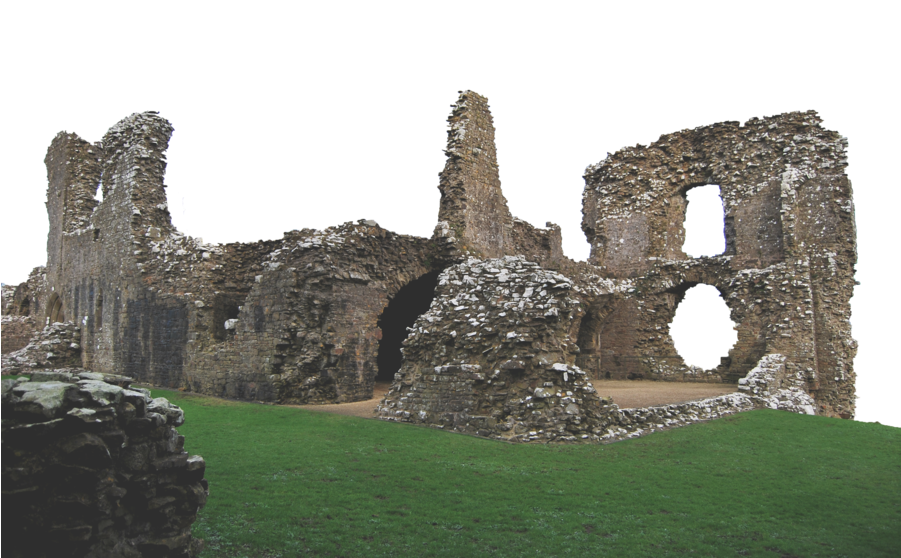 Transparent Castle Ruins - Ruined Castle Png (900x602), Png Download