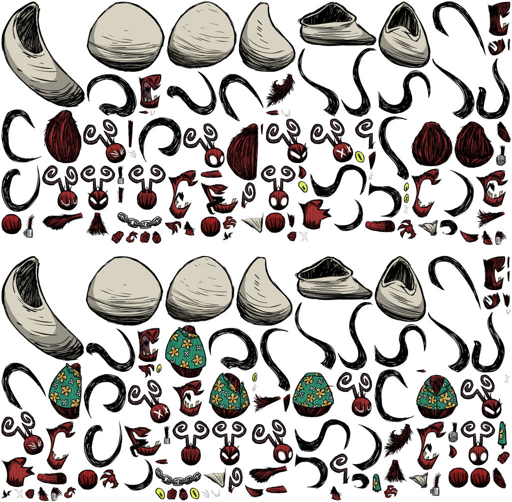 Click For Full Sized Image Krampus - Don T Starve Krampus Sprites (1024x1023), Png Download