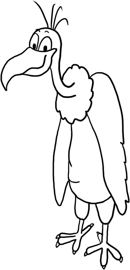 Svg Royalty Free Black And White Bird Clipart - Clip Art (600x956), Png Download
