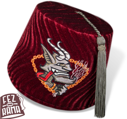 The Krampus Returns - Fez (500x500), Png Download