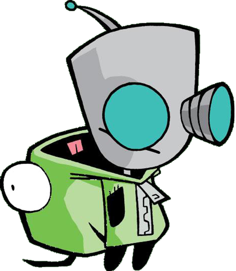 Gir - Invader Zim Dog Costume (750x862), Png Download