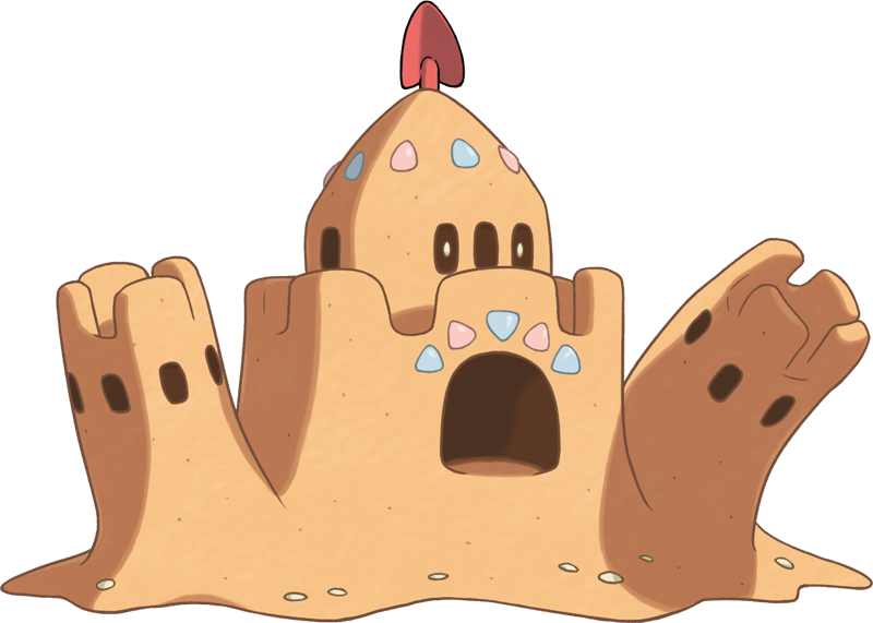 Palossand, One Of The Most Bizarre Pokemon - Pokemon Palossand (800x571), Png Download