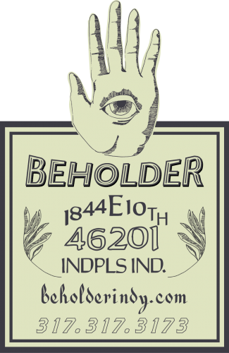 Beholder Address With Hand - Sign (325x500), Png Download