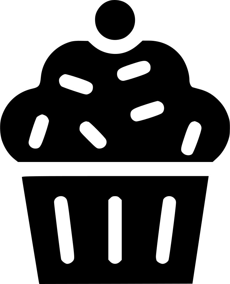 Muffin Cup Cake Dessert Sweet Pudding Comments - Dessert Symbol (794x980), Png Download