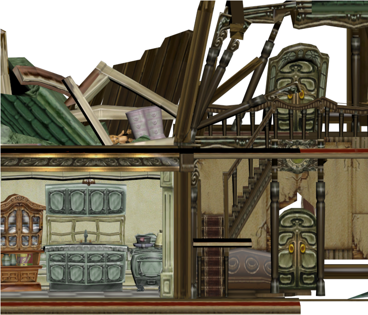 Download Zip Archive - Luigi's Mansion Ssbb (750x650), Png Download