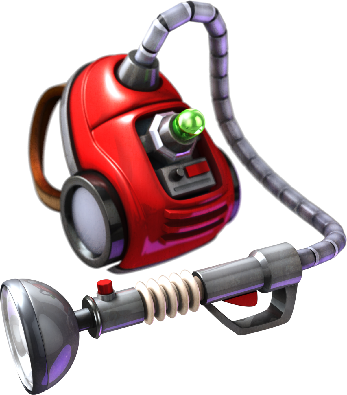 Poltergust 5000 - Luigi's Mansion Dark Moon Poltergust 5000 (400x455), Png Download