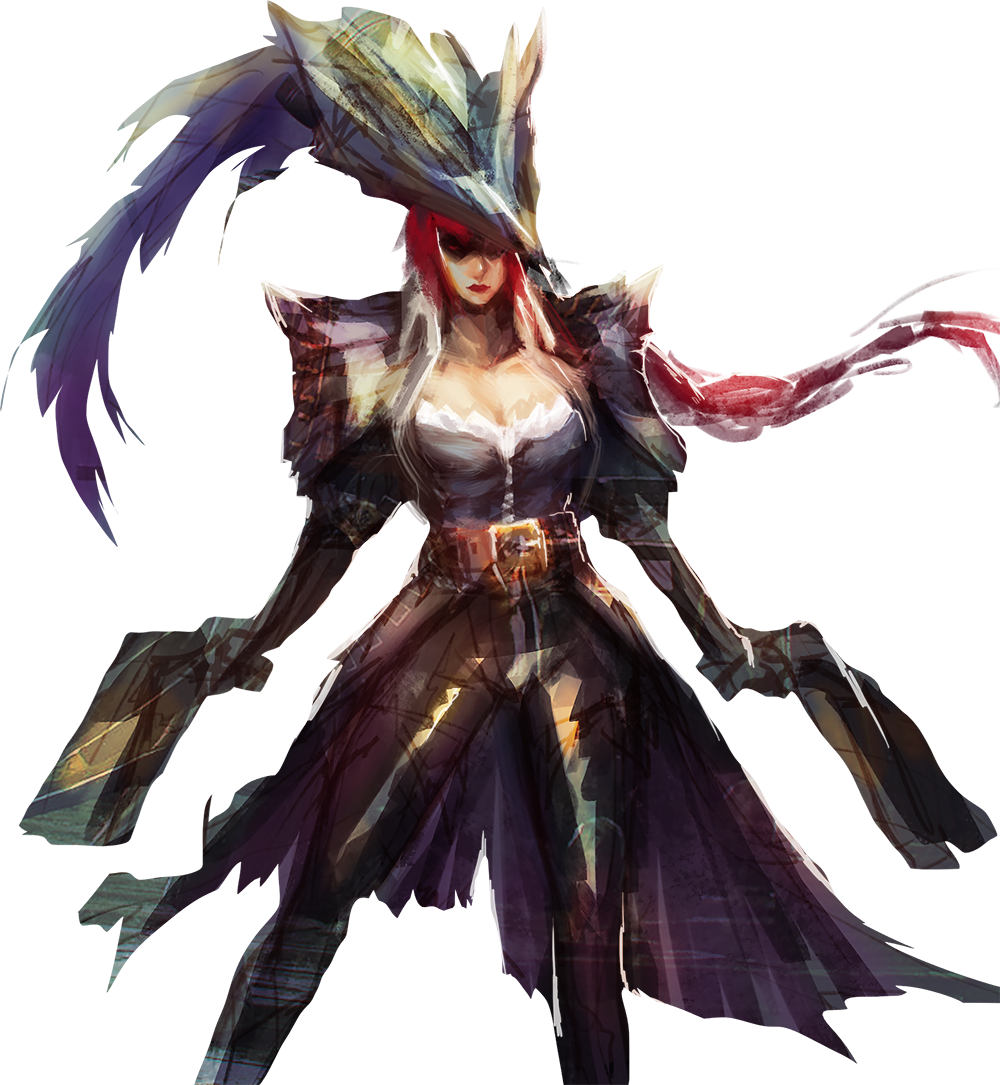 Captain Miss Fortune Png (1000x1085), Png Download