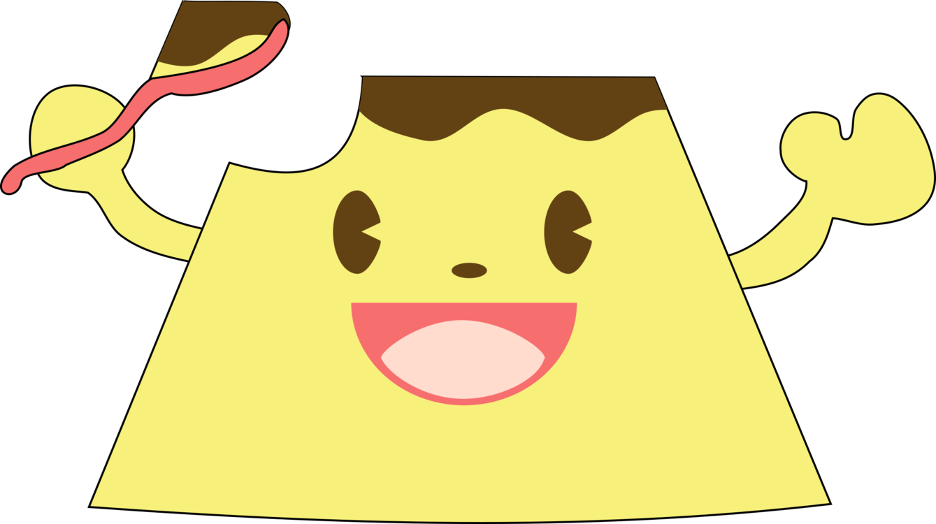 Chocolate Pudding Bread Pudding Christmas Pudding Ice - Pudding Cartoon (1339x750), Png Download