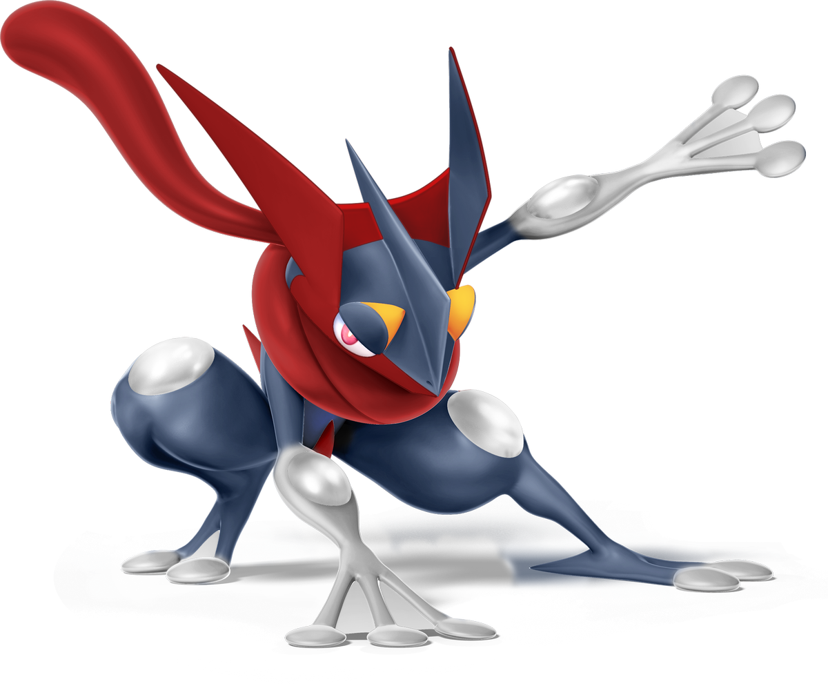 Ash Greninja 3d Png (1200x994), Png Download