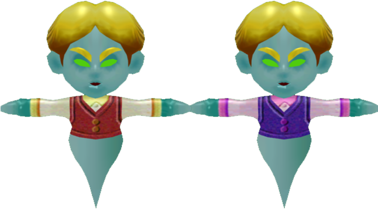 Luigi's Mansion Henry And Orville (750x650), Png Download