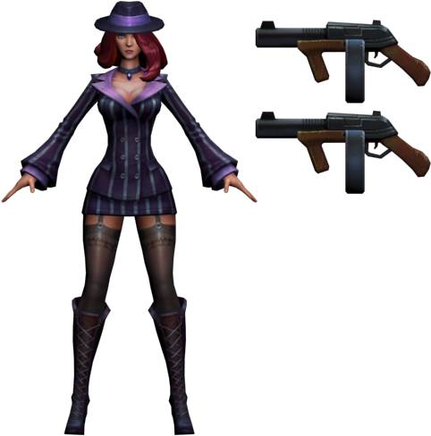 Download Zip Archive - Miss Fortune Mafia (750x650), Png Download