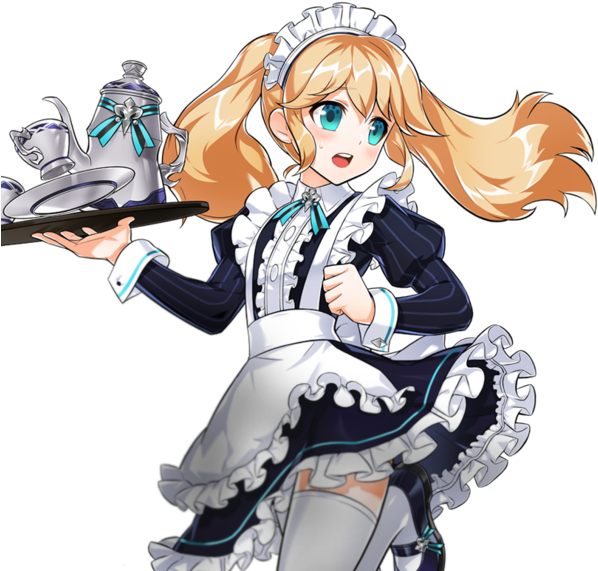 File - Chungaprilfool2017 - Elsword April Fools Maid (602x600), Png Download