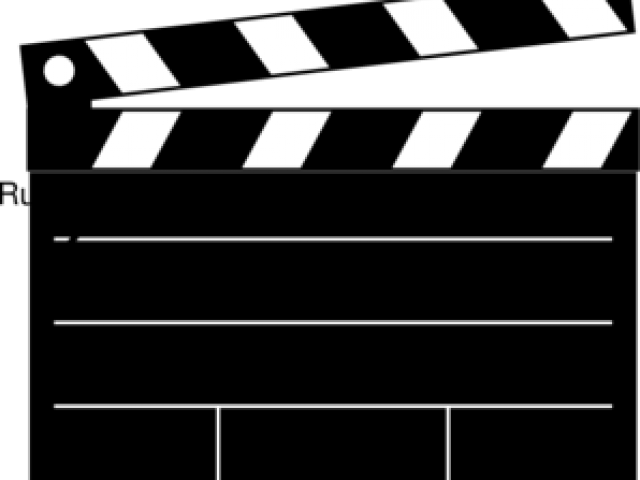 Movie Clipart Clipboard - Film Clap (640x480), Png Download